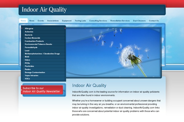indoorairquality.com site used Site