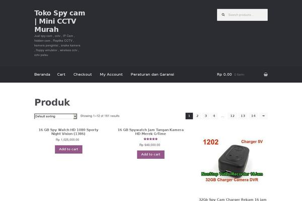 Storefront theme site design template sample
