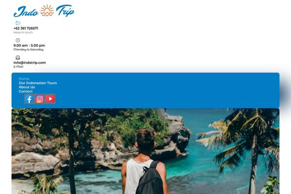 Site using Rezgo plugin