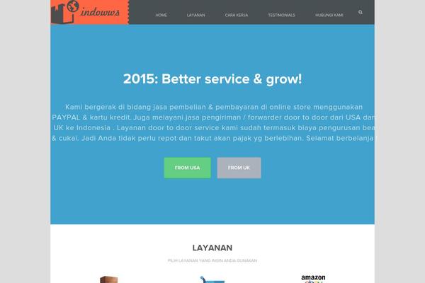 Scroller theme site design template sample