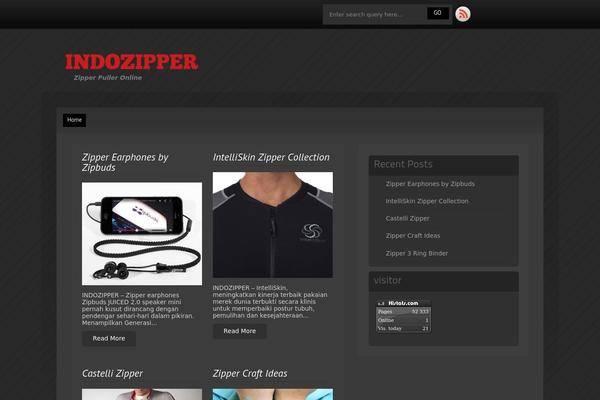 Destro theme site design template sample