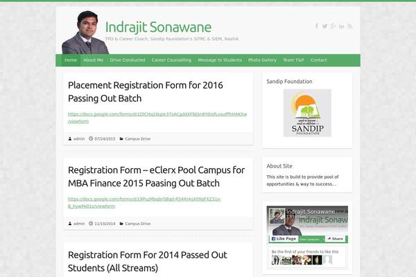 Travelify theme site design template sample