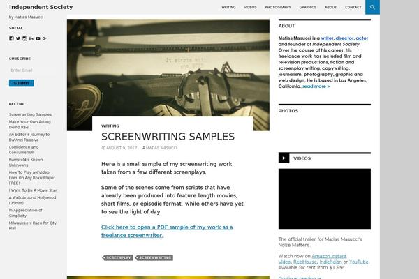 Site using Fourteen Colors plugin