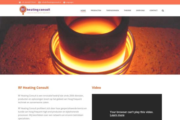 Jupiter Child theme site design template sample