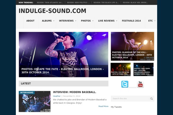 indulge-sound.com site used MH Magazine lite