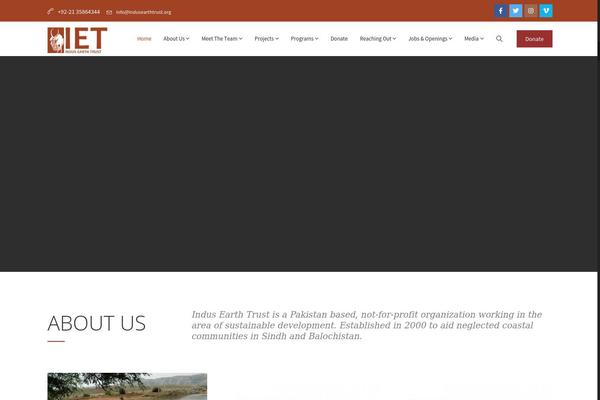 indusearthtrust.org site used Charity