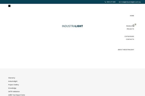Indus theme site design template sample