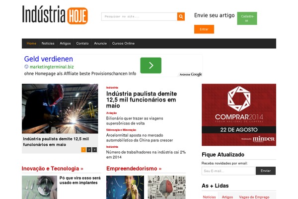 Site using Crafty Social Buttons plugin