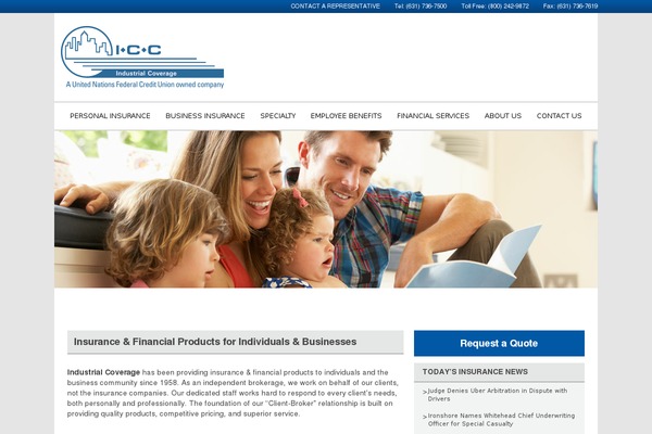 industrialcoverage.com site used Icc