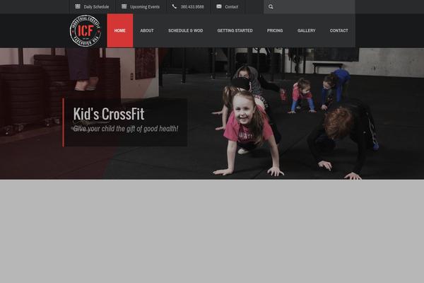 Fit Wp theme site design template sample