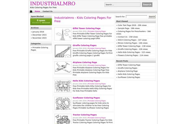 Do’a Ibu theme site design template sample