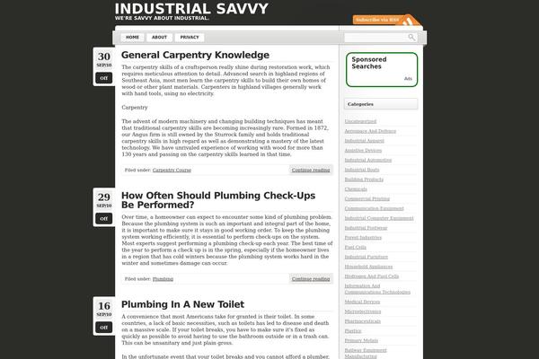 industrialsavvy.com site used LightWord