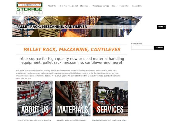 456Industry theme site design template sample
