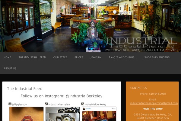 industrialtattooandpiercing.com site used Celebrate