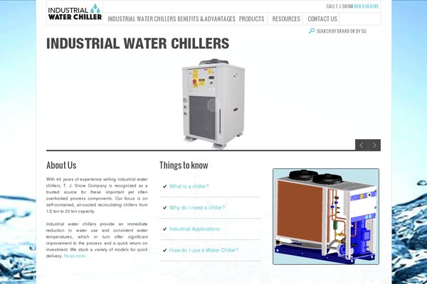 industrialwaterchiller.com site used Incipiens