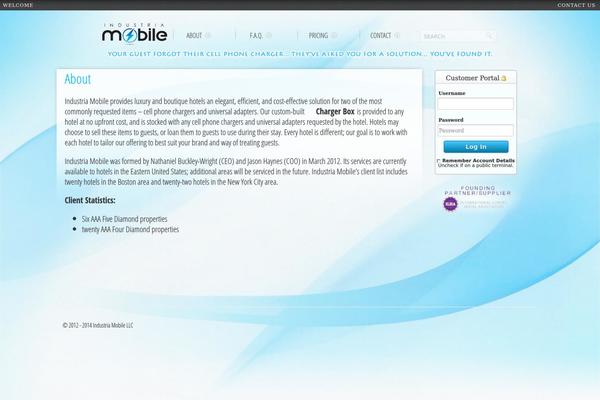Fizz theme site design template sample