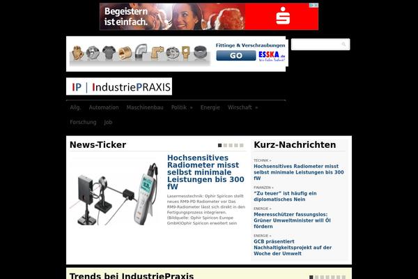 Pure Magazine theme site design template sample