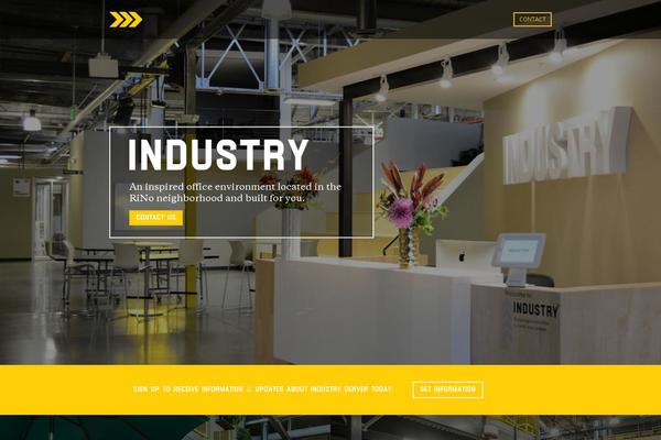 Industry WordPress theme, websites list used Industry theme Industry theme websites examples