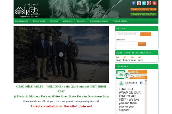 Site using WordPress Countdown plugin