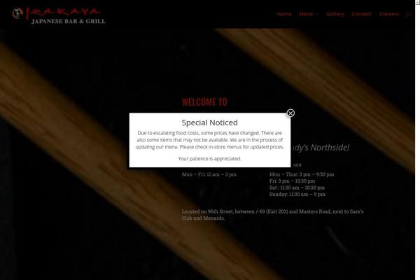 Divi Child theme site design template sample