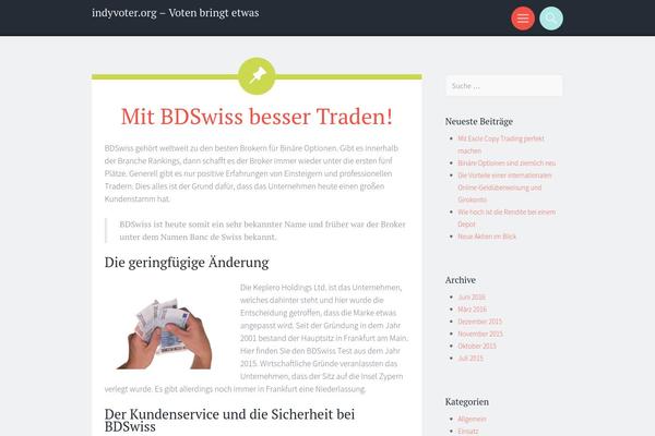Sorbet theme site design template sample