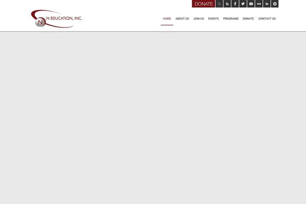 evolve theme site design template sample