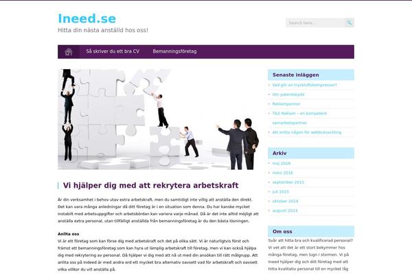 MidnightCity theme site design template sample