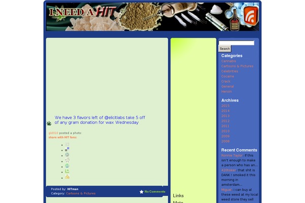 ineedahit.net site used Addiction