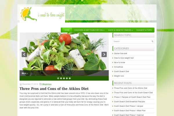 Healthstyle theme site design template sample