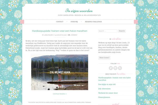 Sugar and Spice theme site design template sample