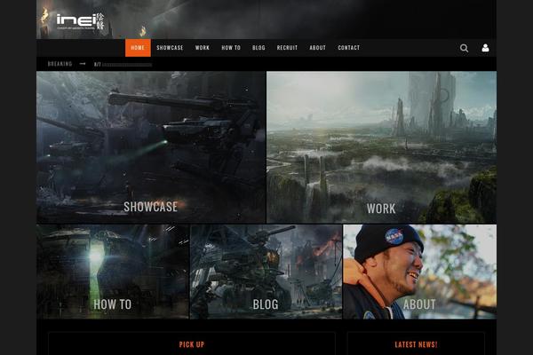 Valenti theme site design template sample