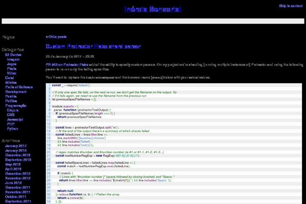 Site using Enlighter - Customizable Syntax Highlighter plugin
