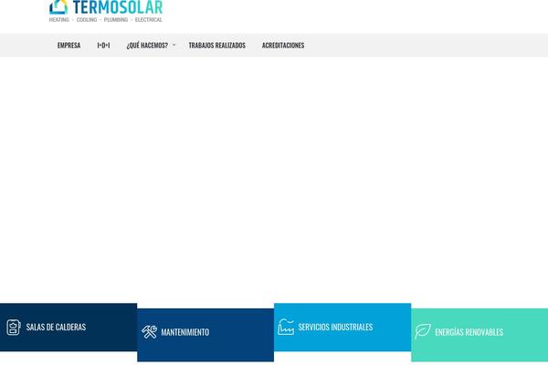 Termosolar theme site design template sample