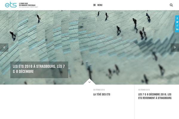 Ets theme site design template sample