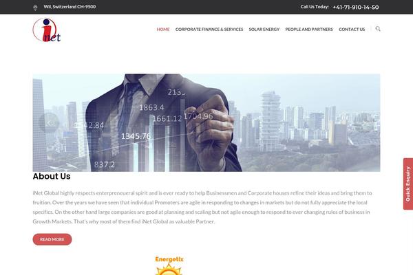 Consultex theme site design template sample