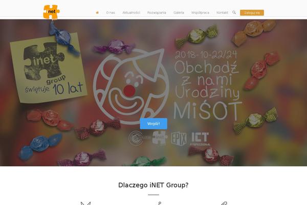 SiteOrigin North theme site design template sample