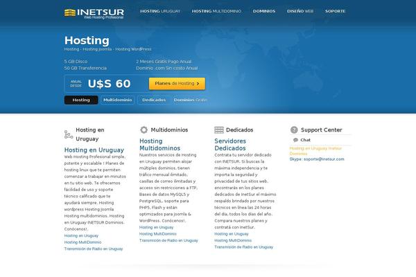 Rackhost theme site design template sample