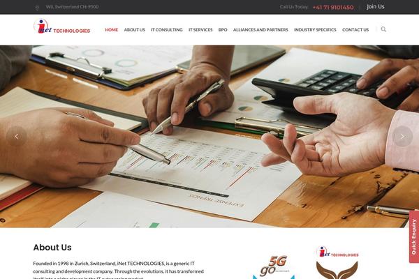 Consultex theme site design template sample