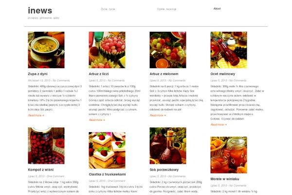 Digest theme site design template sample