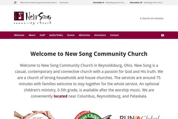 Exodus theme site design template sample