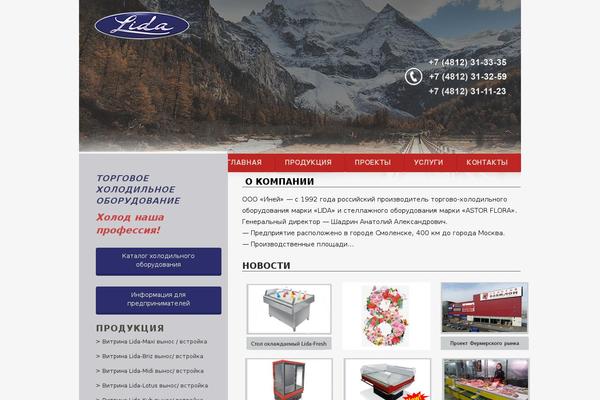Bridge theme site design template sample