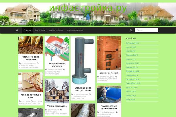 PR Pin theme site design template sample