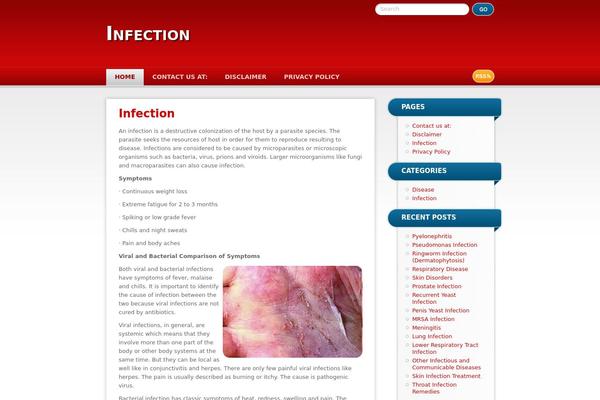 RedBel theme site design template sample