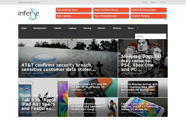 NewsMag theme site design template sample