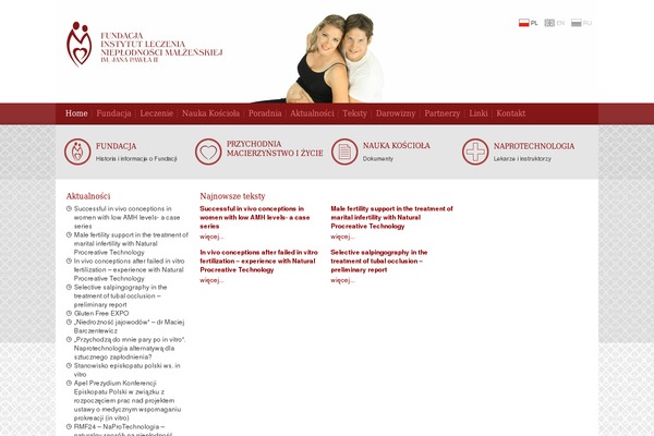 infertility.pl site used Fundacja