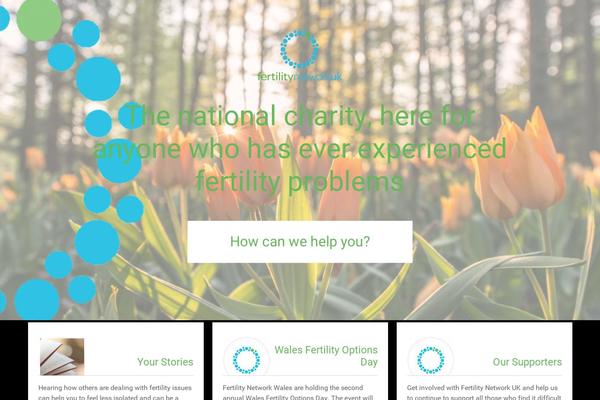 infertilitynetworkuk.com site used Fertility-network