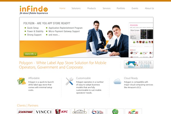 Vulcan theme site design template sample