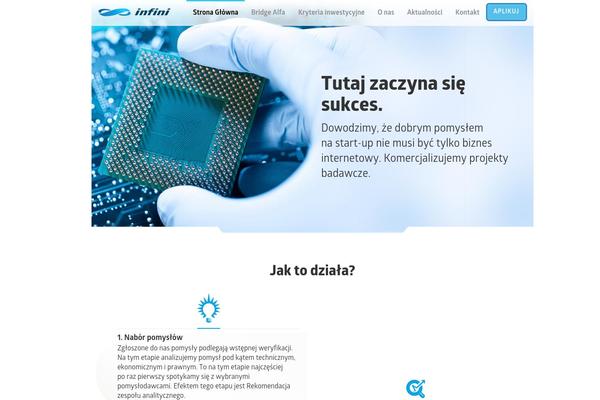 infini.pl site used Infini