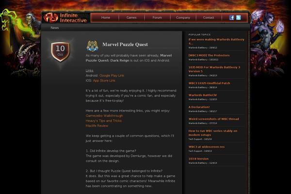 One Page Express theme site design template sample