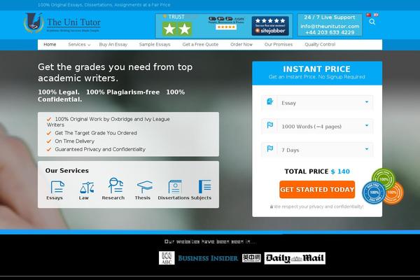 infiniteconversions.com site used Unitutor